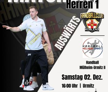 23 12 02 HC Koblenz 1.Herren Matchday