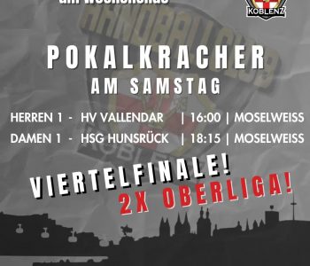 HC Koblenz Plakat Pokalspiele